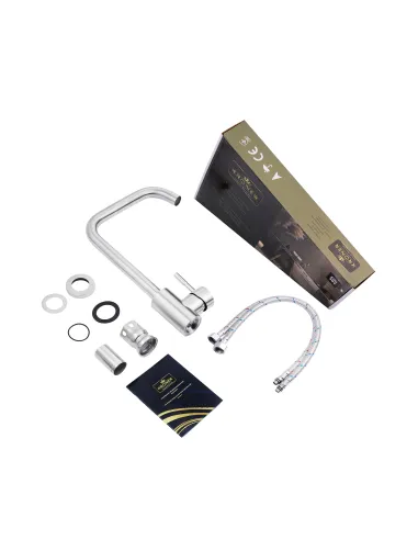 Змішувач для кухні Kroner KRP Edelstahl Klassisch - ESG037