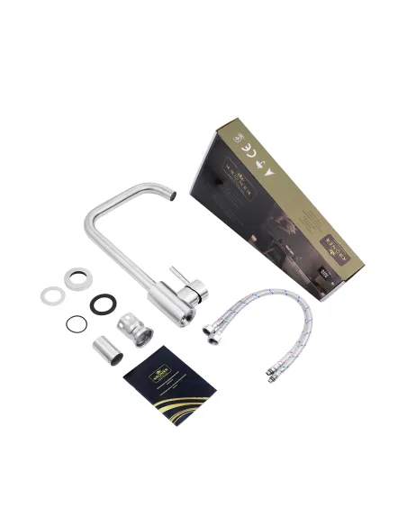 Змішувач для кухні Kroner KRP Edelstahl Klassisch - ESG037 Змішувач для кухні Kroner KRP Edelstahl Klassisch - ESG037