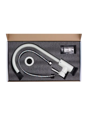 Смеситель для кухни Kroner KRP Edelstahl Klassisch - GRA035, серый