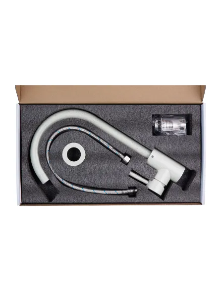 Смеситель для кухни Kroner KRP Edelstahl Klassisch - GRA035, серый