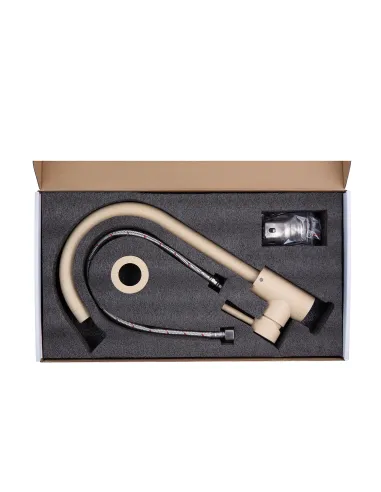 Смеситель для кухни Kroner KRP Edelstahl Klassisch - MAR035, песочный