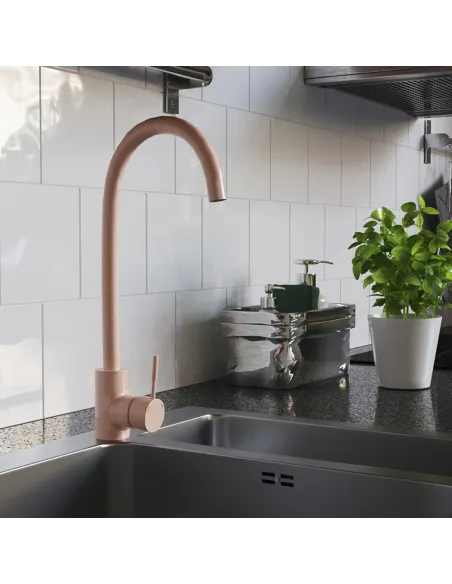 Змішувач для кухні Kroner KRP Edelstahl Klassisch - MAR035, пісочний