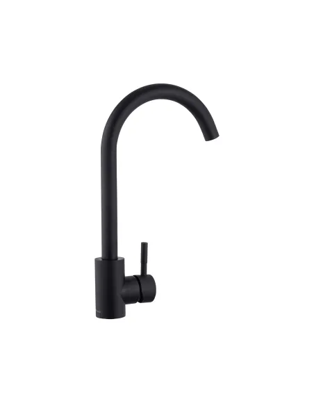 Змішувач для кухні Kroner KRP Edelstahl Klassisch - SCH035, чорний Змішувач для кухні Kroner KRP Edelstahl Klassisch - SCH035, чорний