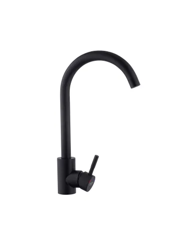 Змішувач для кухні Kroner KRP Edelstahl Klassisch - SCH035, чорний