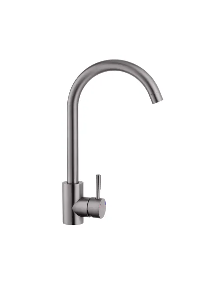 Смеситель для кухни Kroner KRP Edelstahl Klassisch - SCH035PVD, графит