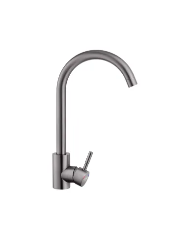 Смеситель для кухни Kroner KRP Edelstahl Klassisch - SCH035PVD, графит