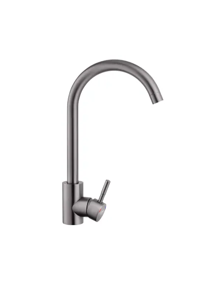 Смеситель для кухни Kroner KRP Edelstahl Klassisch - SCH035PVD, графит