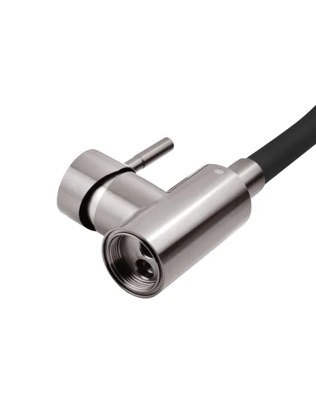 Смеситель для кухни Kroner KRP Edelstahl Klassisch - PVD035BLK, с гибким изливом Смеситель для кухни Kroner KRP Edelstahl Klassisch - PVD035BLK, с гибким изливом