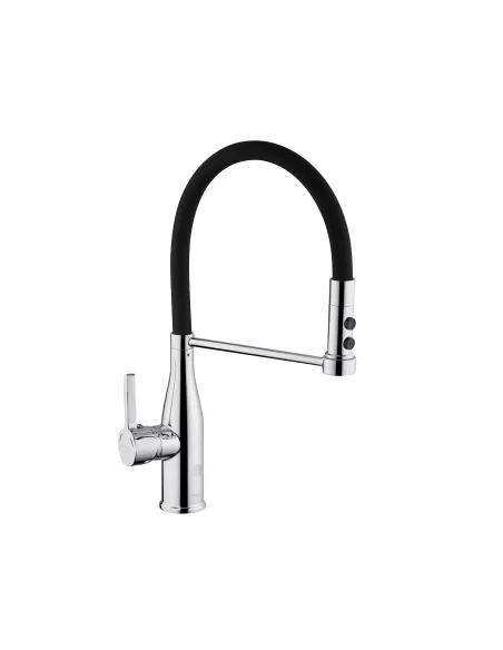 Смеситель для кухни Kroner KRP Ersel - C03111BLK, с гибким изливом Смеситель для кухни Kroner KRP Ersel - C03111BLK, с гибким изливом