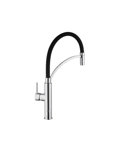 Змішувач для кухні Kroner KRP Ersel - C03900BLK, з гнучким виливом
