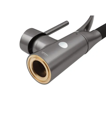 Смеситель для кухни Kroner KRP Ersel - GRP03393BLK, с гибким изливом