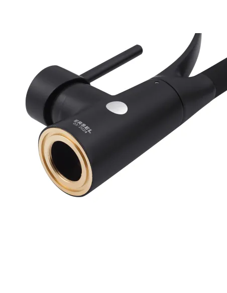Смеситель для кухни Kroner KRP Ersel - SCH03393BLK , с гибким изливом