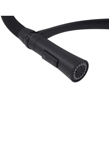 Смеситель для кухни Kroner KRP Ersel - SCH03393BLK , с гибким изливом