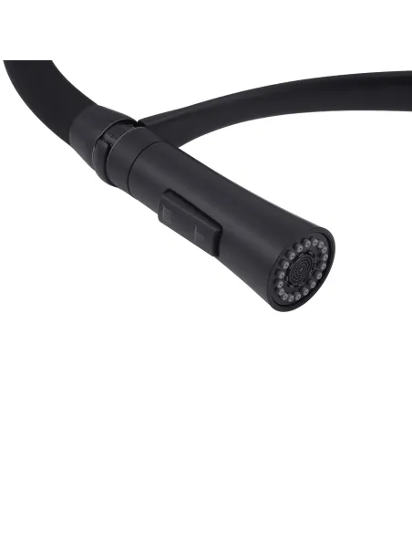 Смеситель для кухни Kroner KRP Ersel - SCH03393BLK , с гибким изливом