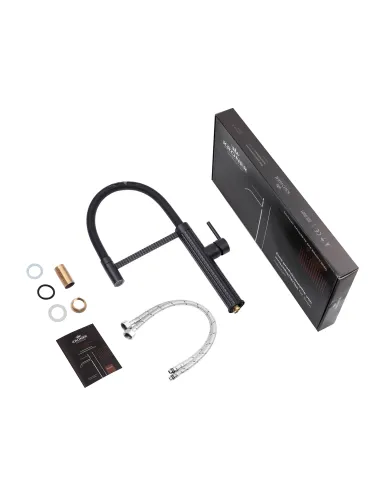 Змішувач для кухні Kroner KRP Ersel - SCH03999, з гнучким виливом