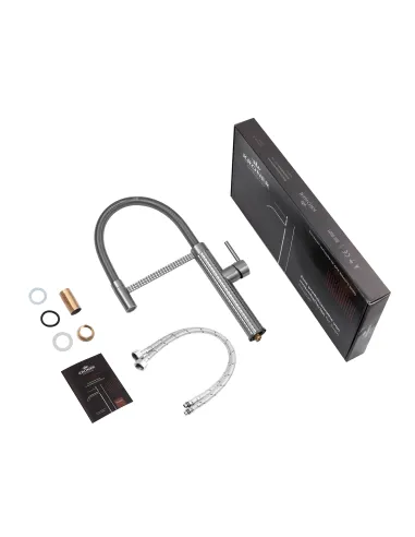 Смеситель для кухни Kroner KRP Ersel - GRP03999, с гибким изливом