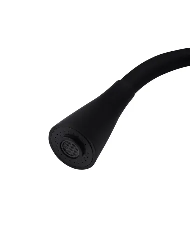 Смеситель для кухни Kroner KRP Küche - C031BLK, с гибким изливом