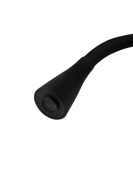 Смеситель для кухни Kroner KRP Küche - C031BLK, с гибким изливом