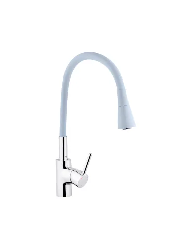 Смеситель для кухни Kroner KRP Küche - C031GRA, с гибким изливом
