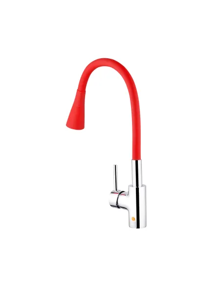 Змішувач для кухні Kroner KRP Küche - C031RED, з гнучким виливом Змішувач для кухні Kroner KRP Küche - C031RED, з гнучким виливом