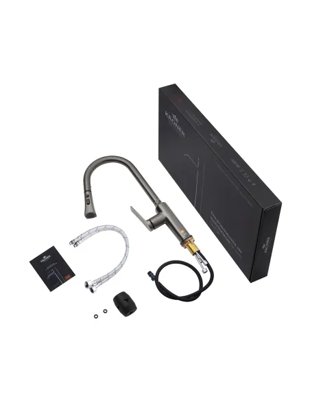 Змішувач для кухні Kroner KRP Makon - GRP030-T, графіт Змішувач для кухні Kroner KRP Makon - GRP030-T, графіт