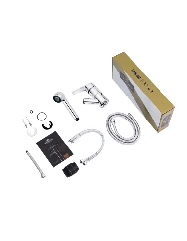 Змішувач для кухні Kroner KRM Odra - C030-T, з висувним виливом