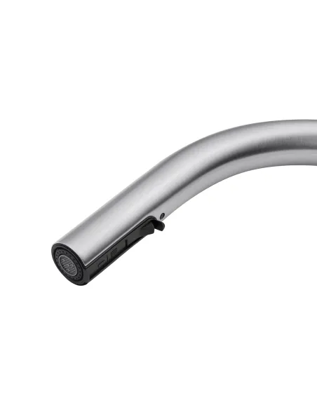 Смеситель для кухни Kroner KRP Edelstahl Klassisch - ESG03915, с выдвижным изливом