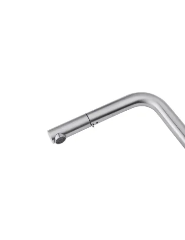 Смеситель для кухни Kroner KRP Edelstahl Klassisch - ESG03917, с выдвижным изливом