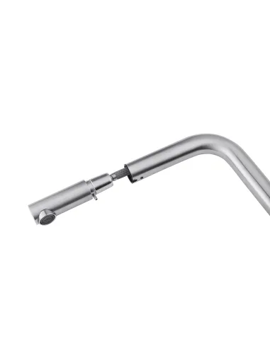 Смеситель для кухни Kroner KRP Edelstahl Klassisch - ESG03917, с выдвижным изливом