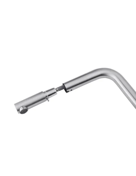 Смеситель для кухни Kroner KRP Edelstahl Klassisch - ESG03917, с выдвижным изливом