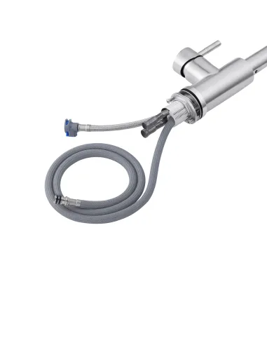 Смеситель для кухни Kroner KRP Edelstahl Klassisch - ESG03917, с выдвижным изливом