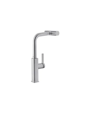 Смеситель для кухни Kroner KRP Edelstahl Klassisch - ESG03918, с выдвижным изливом