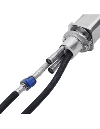 Смеситель для кухни Kroner KRP Edelstahl Klassisch - ESG03918, с выдвижным изливом