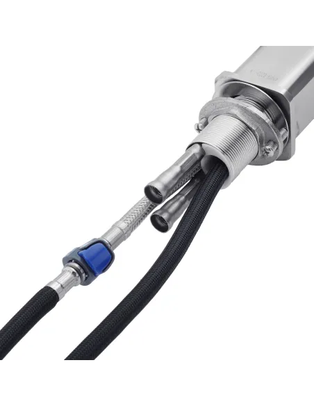 Смеситель для кухни Kroner KRP Edelstahl Klassisch - ESG03918, с выдвижным изливом