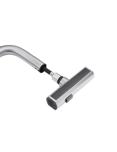 Смеситель для кухни Kroner KRP Edelstahl Klassisch - ESG03918, с выдвижным изливом