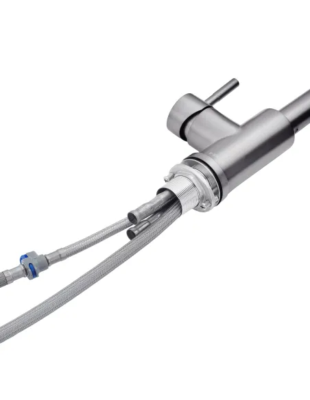 Змішувач для кухні Kroner KRP Edelstahl Klassisch - PVD03915, з висувним виливом