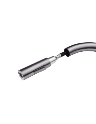 Змішувач для кухні Kroner KRP Edelstahl Klassisch - PVD03916, з висувним виливом, сенсорний