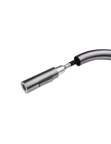 Смеситель для кухни Kroner KRP Edelstahl Klassisch - PVD03916, с выдвижным изливом, сенсорный