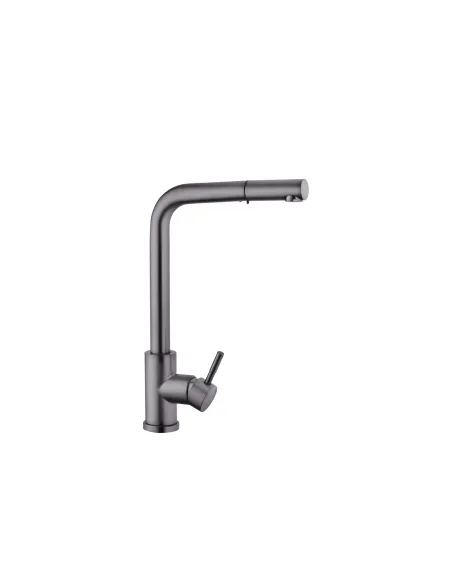 Смеситель для кухни Kroner KRP Edelstahl Klassisch - PVD03917, с выдвижным изливом