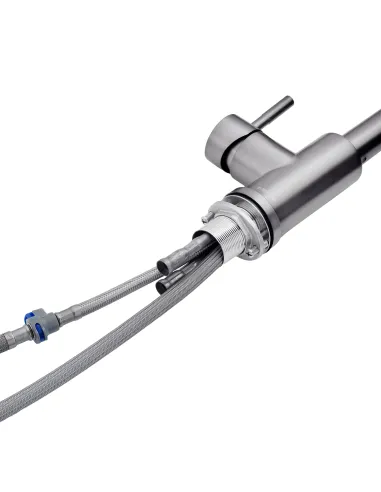 Змішувач для кухні Kroner KRP Edelstahl Klassisch - PVD03917, з висувним виливом