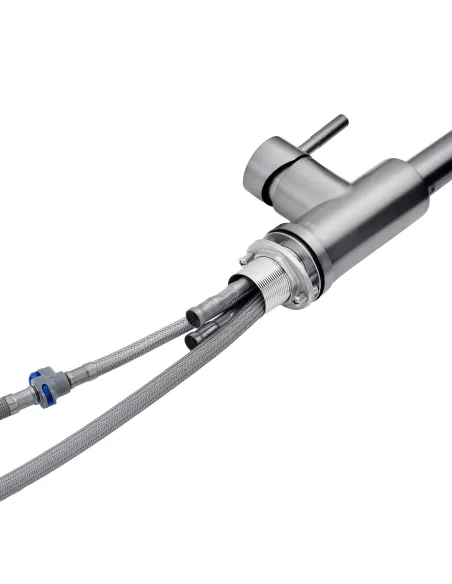 Змішувач для кухні Kroner KRP Edelstahl Klassisch - PVD03917, з висувним виливом