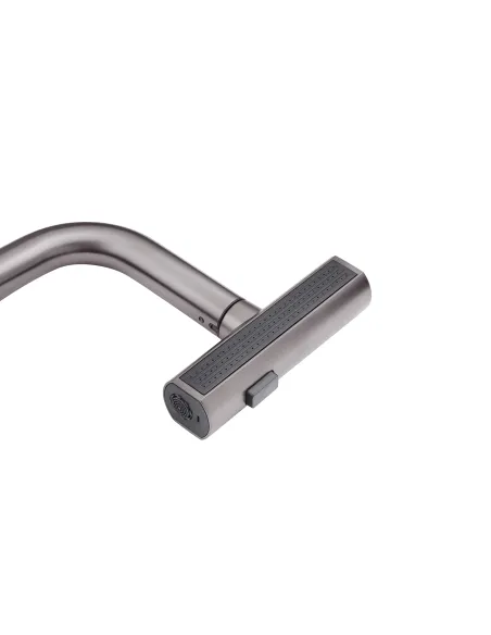 Змішувач для кухні Kroner KRP Edelstahl Klassisch - PVD03918, з висувним виливом