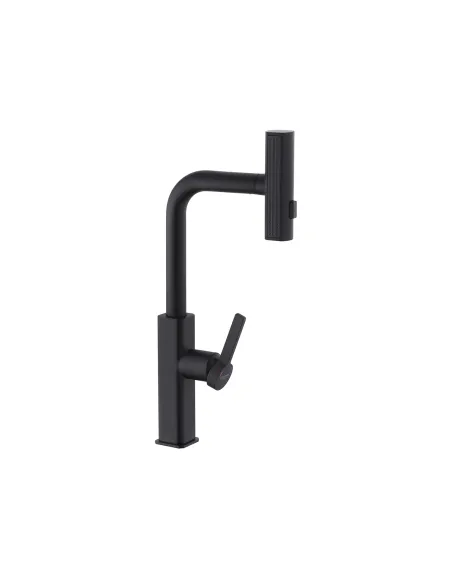 Змішувач для кухні Kroner KRP Edelstahl Klassisch - SCH03918, з висувним виливом