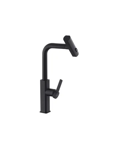 Смеситель для кухни Kroner KRP Edelstahl Klassisch - SCH03918, с выдвижным изливом