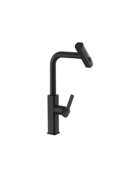 Смеситель для кухни Kroner KRP Edelstahl Klassisch - SCH03918, с выдвижным изливом