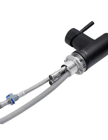 Смеситель для кухни Kroner KRP Edelstahl Klassisch - SCH03915, с выдвижным изливом