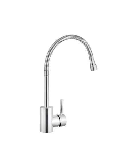 Змішувач для кухні Kroner KRP Edelstahl Klassisch - ESG035-1, з гнучким виливом