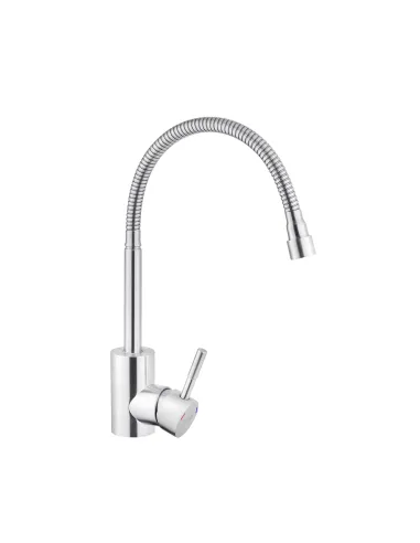 Змішувач для кухні Kroner KRP Edelstahl Klassisch - ESG035-1, з гнучким виливом