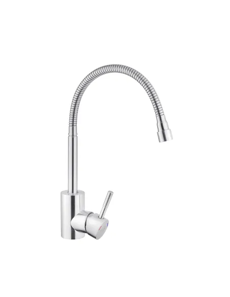 Змішувач для кухні Kroner KRP Edelstahl Klassisch - ESG035-1, з гнучким виливом