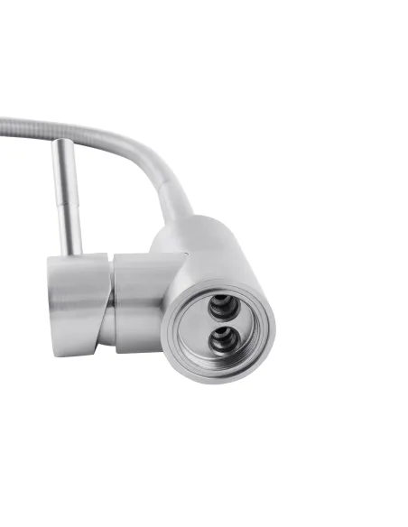 Змішувач для кухні Kroner KRP Edelstahl Klassisch - ESG035-1, з гнучким виливом